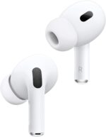 Apple AirPods Pro 2 Wireless Earbuds, Bluetooth Headphones, Active Noise Cancellation, Transparency, Personalized Spatial Audio, High-Fidelity Sound, H2 Chip, USB-C Charging