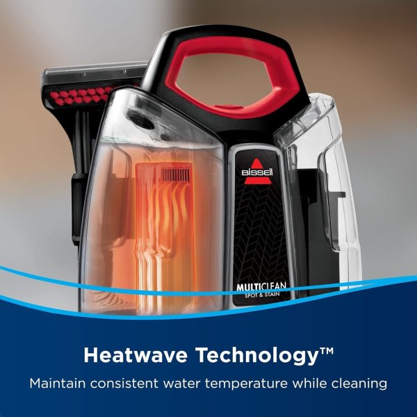 Big Summer Sale Limited Time Offer AED 99د.إ:BISSELL SpotClean ProHeat 4720E – Portable Cleaner with Powerful Suction & HeatWave Technology | Removes Tough Stains from Carpets,...