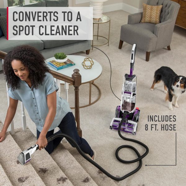 Big Summer Sale Limited Time Offer AED 99د.إ:Hoover SmartWash Pet Automatic Carpet Cleaner Machine with Spot Chaser Wand, Deep Cleaning Carpet Shampooer Machine, Pair with a...