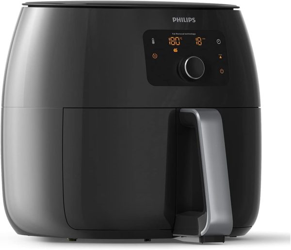 Celebrate with Us Anniversary Limited-Time & Limited-Quantity Deal AED د.إ99:Philips Premium Airfryer XXL with Fat Reduction Technology, 3 lb / 7-quart capacity, Rapid Air...