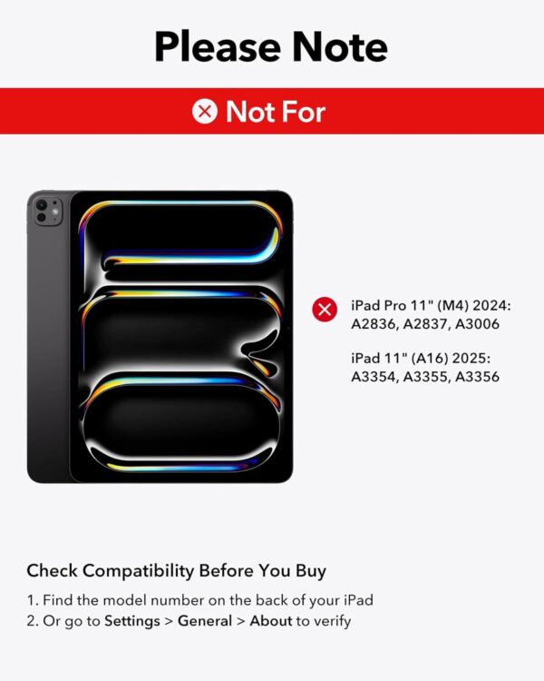 ESR iPad Air 11 Inch Case with Keyboard (M3,2025/M2,2024) & iPad Pro 11/Air 5/4 Gen Keyboard, Easy-Set Magnetic Stand, Portrait/Raised Modes, with Removable Protective Case,...