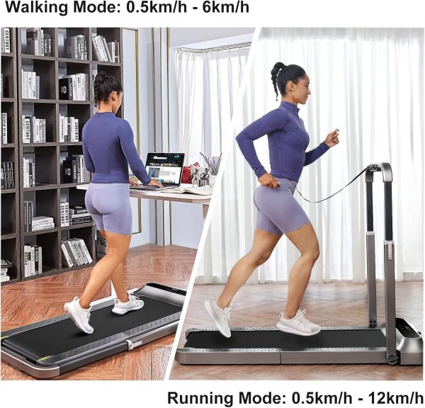 Limited-Time Sale for Summer Surprises AED 89د.إ:KingSmith WalkingPad R2 Foldable Treadmill Running and Walking 2 in 1 Walking Pad With Manual Automatic Non-Slip Small Portable...