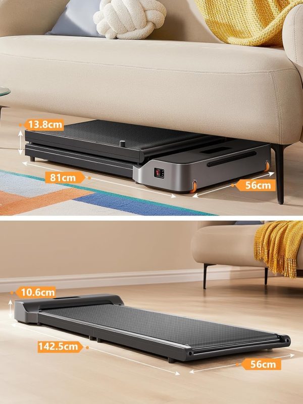 Limited-Time Sale for Summer Surprises AED 89د.إ:KingSmith Walkingpad Z1 Folding Treadmill Ultra Slim Electric 180°Foldable Treadmill Smart Fold Walking Pad Portable Safety Non...