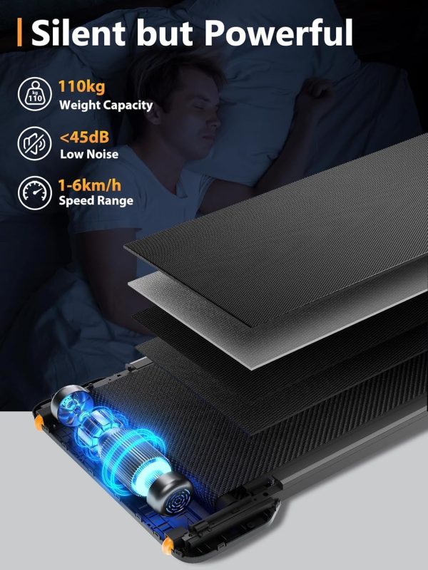 Limited-Time Sale for Summer Surprises AED 89د.إ:KingSmith Walkingpad Z1 Folding Treadmill Ultra Slim Electric 180°Foldable Treadmill Smart Fold Walking Pad Portable Safety Non...