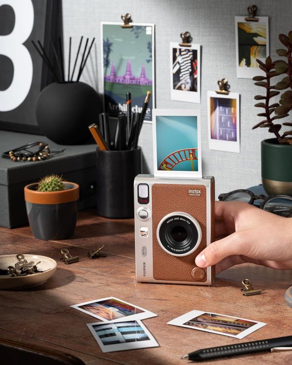 Limited-Time Sale for Summer Surprises AED 99د.إ:Fujifilm INSTAX Mini EVO Hybrid Instant Camera – Black (USB-C) | Instant Print with Digital Preview, Creative Modes & Built-In...