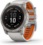 Limited-Time Sale for Summer Surprises AED 99د.إ：Garmin fēnix 7X Pro Sapphire Solar, Multisport GPS Smartwatch, Built-in Flashlight, Solar Charging Capability, Fog Gray/Ember...