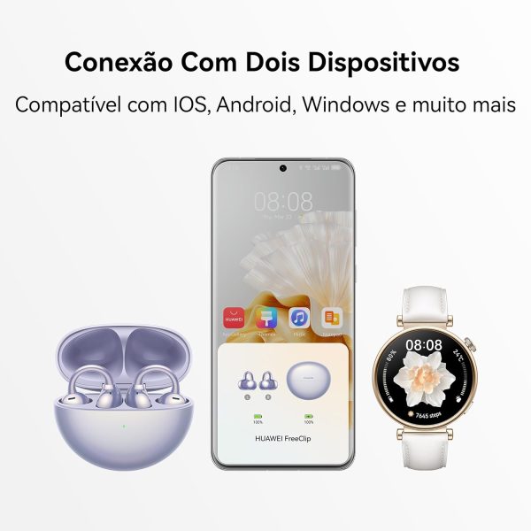 Limited-Time Sale for Summer Surprises AED 99د.إ:HUAWEI FreeClip, Innovative Clip Design, Intensive Open-Ear Listening Experience, AI Background Noise Cancellation for Calls,...