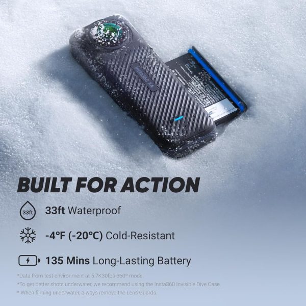 Limited-Time Sale for Summer Surprises AED 99د.إ:Insta360 X4 Endurance Bundle - 8K Waterproof 360 Action Camera, 4K Wide-Angle Video, Invisible Selfie Stick, Removable Lens...