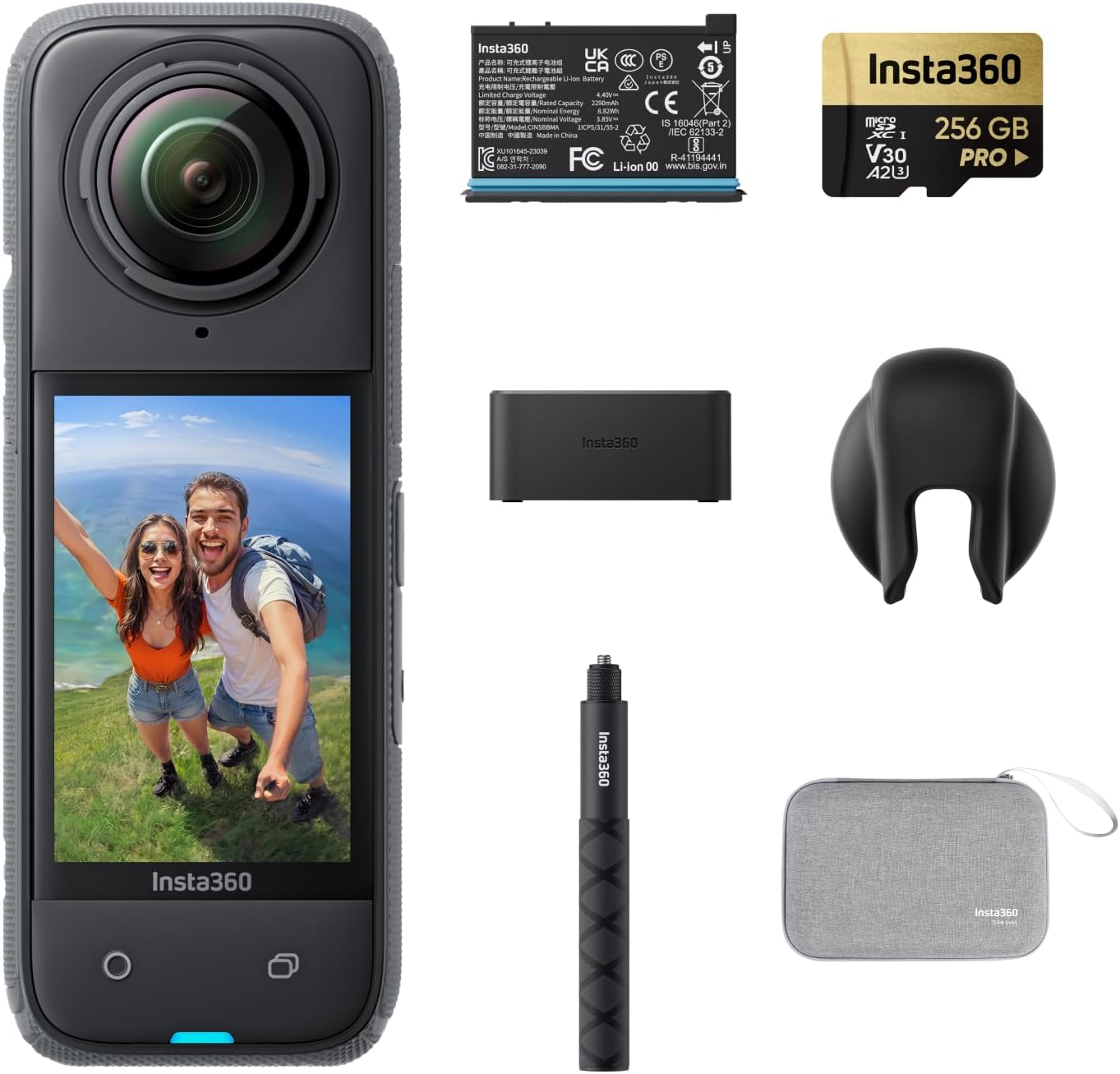 Limited-Time Sale for Summer Surprises AED 99د.إ:Insta360 X4 Endurance Bundle - 8K Waterproof 360 Action Camera, 4K Wide-Angle Video, Invisible Selfie Stick, Removable Lens...
