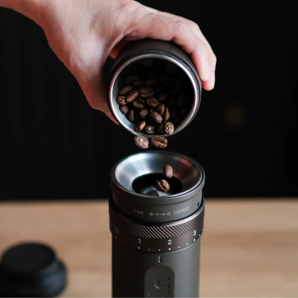 Limited-Time Sale for Summer Surprises AED 99د.إ:OutIn Fino Portable Electric Coffee Grinder,Adjustable Coffee Bean Grinder with 28 Precise Grind Setting,One-Button Burr Coffee...