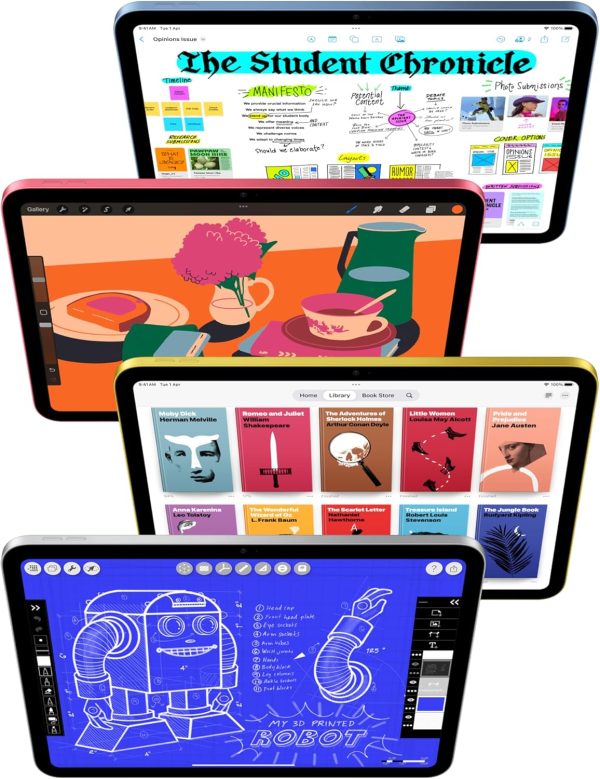 Summer Final Clearance Just AED 89د.إ:Apple iPad 11-inch: A16 chip, 11-inch Model, Liquid Retina Display, 512GB, Wi-Fi 6 + 5G Cellular, 12MP Front/12MP Back Camera, Touch ID,...