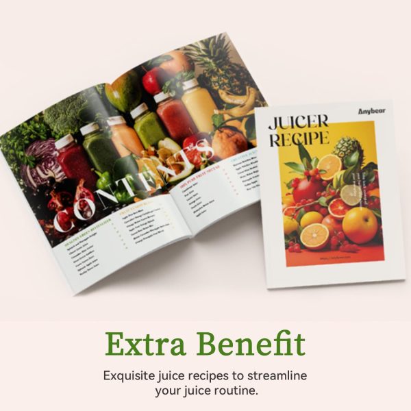 Summer Final Clearance Just AED 89د.إ:Cold Press Juicer, 200W Slow Juicer 4.3" Large Feed Chute Fit Whole Fruits Vegetables | Upgraded Auger | Tritan Material | BPA Free | Juice...