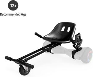 Summer Final Clearance Just AED 99د.إ：Jetson JetKart 2.0 Universal Hoverboard Attachment - Converts Hoverboard to Sit Down Electric Go Kart with Rear Suspension for Off Road...