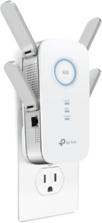 Summer Final Clearance Just AED 99د.إ：TP-Link AC2600 WiFi Extender(RE650), Up to 2600Mbps, Dual Band WiFi Range Extender, Gigabit port, Internet Booster, Repeater, Access...