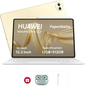[The New User Exclusive Benefit ] HUAWEI MatePad Pro 12.2" PaperMatte Tablet, 2.8K Tandem OLED 144 Hz FullView Display, Large battery, Super Charge, Wifi, 12GB+512GB, HUAWEI...