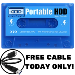 While Stocks Last：2025 New RetroDisk™: 200+ Game Consoles, 114,000+ Games, Includes Free 2.4G Wireless Controller