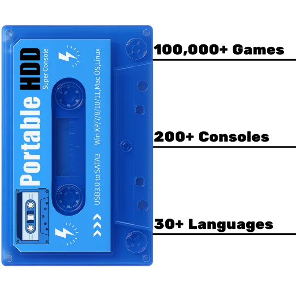 While Stocks Last:2025 New RetroDisk™: 200+ Game Consoles, 114,000+ Games, Includes Free 2.4G Wireless Controller