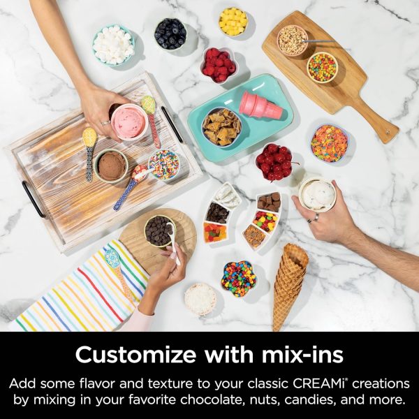 While Stocks Last:Ninja Swirl by CREAMi Ice Cream and Soft Serve Maker, Sorbet, Milkshake, Frozen Yogurt, Low Calories Program & More, 13-in-1, Soft Serve Handle, (2) CREAMi...