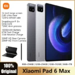 Xiaomi Pad 6 Max 14 Tablet Snapdragon 8+ 10000mAh 120Hz 2.8K UHD Screen 67W 50MP