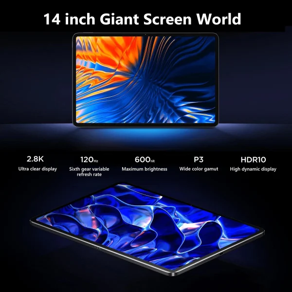 Xiaomi Pad 6 Max 14 Tablet Snapdragon 8+ 10000mAh 120Hz 2.8K UHD Screen 67W 50MP